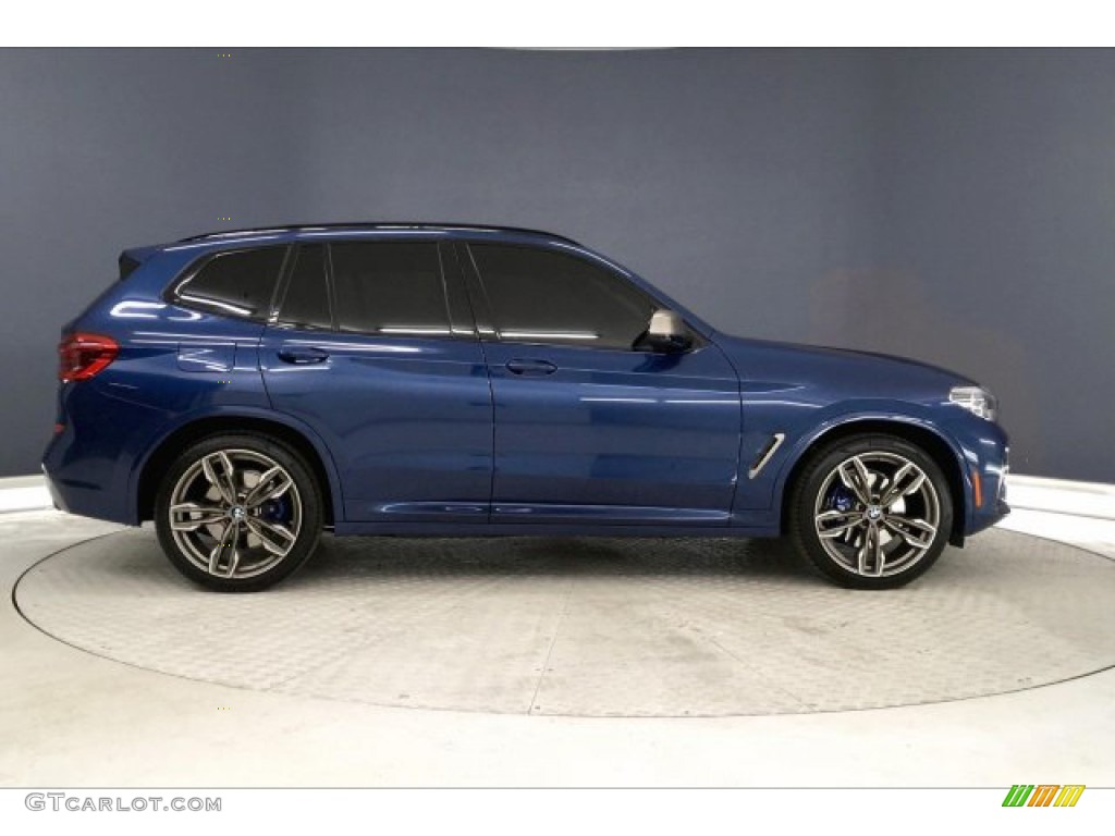 2020 X3 M40i - Phytonic Blue Metallic / Black photo #31