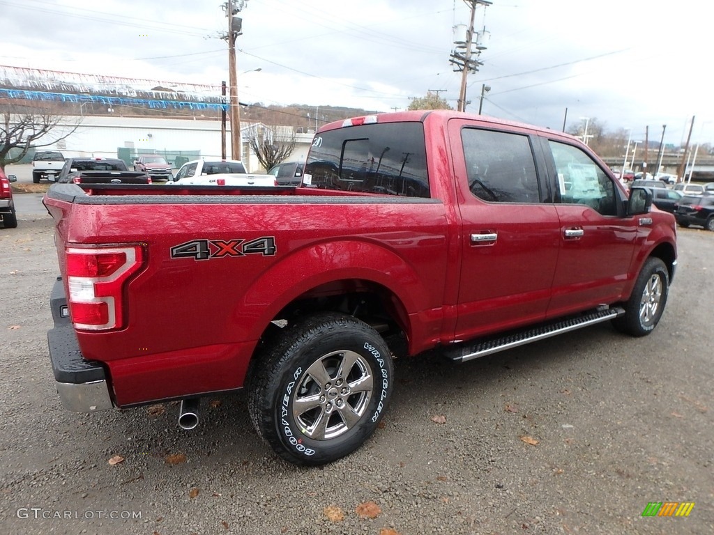 2019 F150 XLT SuperCrew 4x4 - Ruby Red / Earth Gray photo #2