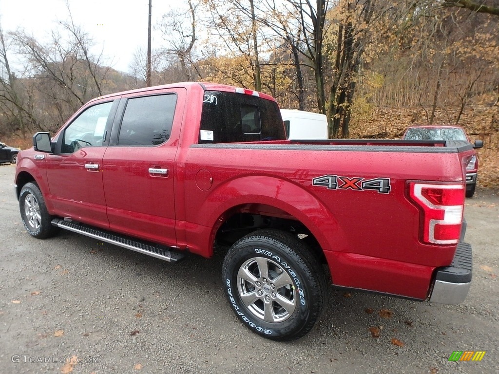 2019 F150 XLT SuperCrew 4x4 - Ruby Red / Earth Gray photo #4