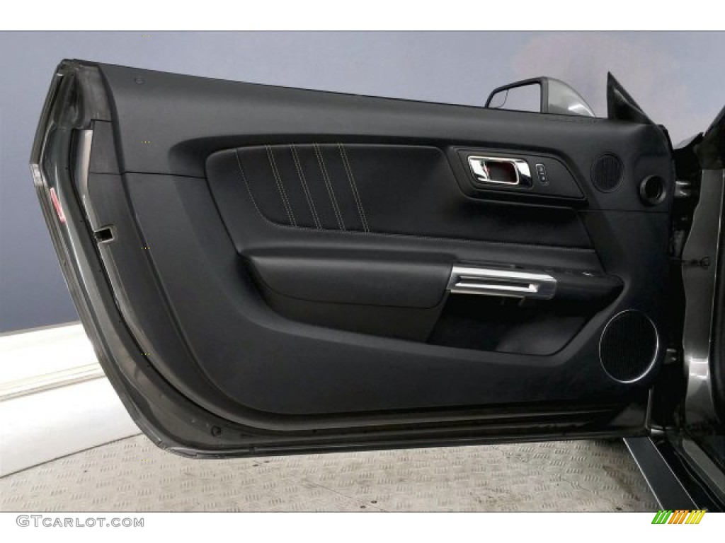 2015 Mustang EcoBoost Premium Convertible - Magnetic Metallic / Ebony photo #19
