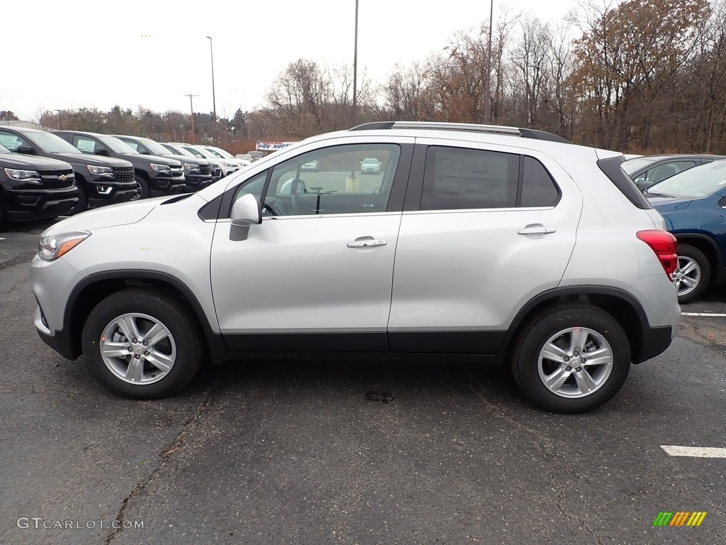 Silver Ice Metallic 2020 Chevrolet Trax LT AWD Exterior Photo #136187287