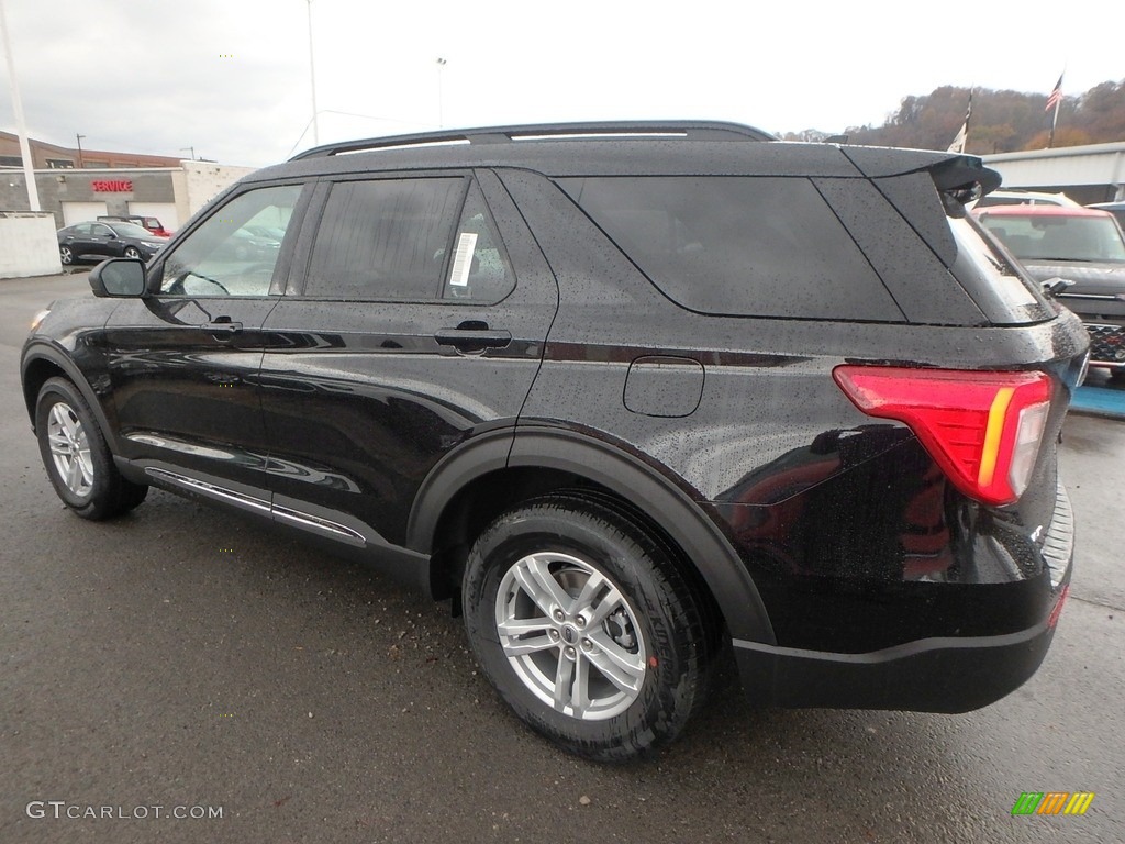 2020 Explorer XLT 4WD - Agate Black Metallic / Ebony photo #5