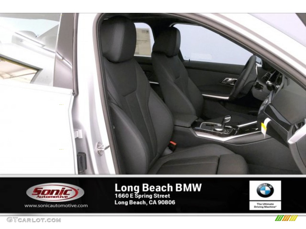 2020 3 Series 330i Sedan - Glacier Silver Metallic / Black photo #7