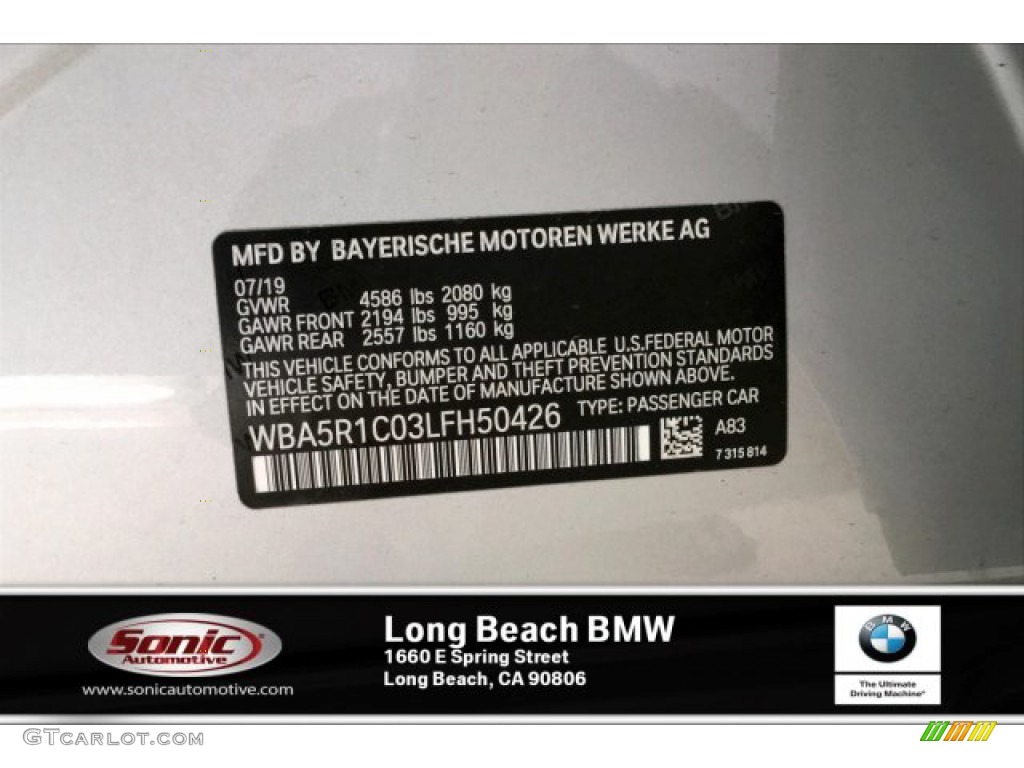 2020 3 Series 330i Sedan - Glacier Silver Metallic / Black photo #11