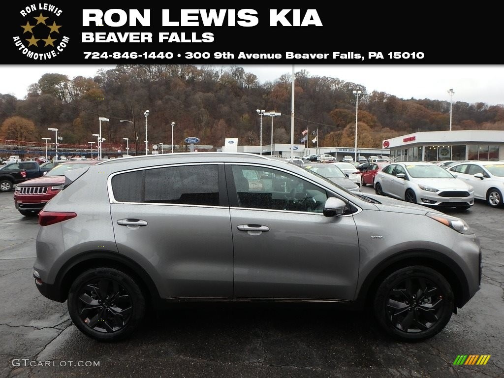 2020 Sportage S AWD - Steel Gray / Black photo #1