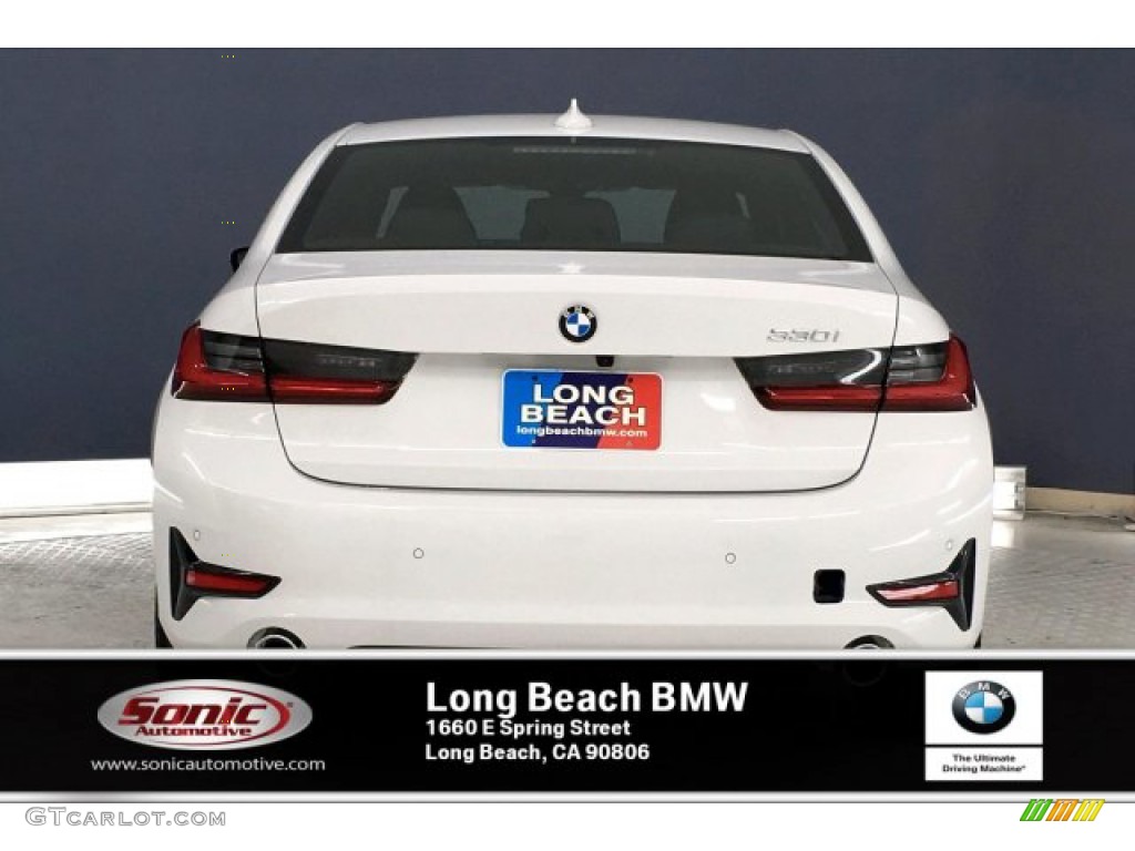 2020 3 Series 330i Sedan - Alpine White / Black photo #3