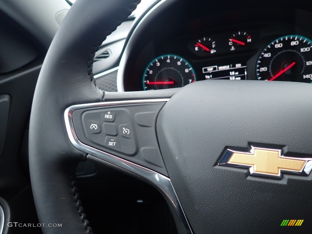 2020 Chevrolet Malibu RS Jet Black Steering Wheel Photo #136190341