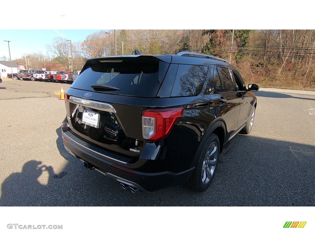 2020 Explorer Platinum 4WD - Agate Black Metallic / Ebony photo #7