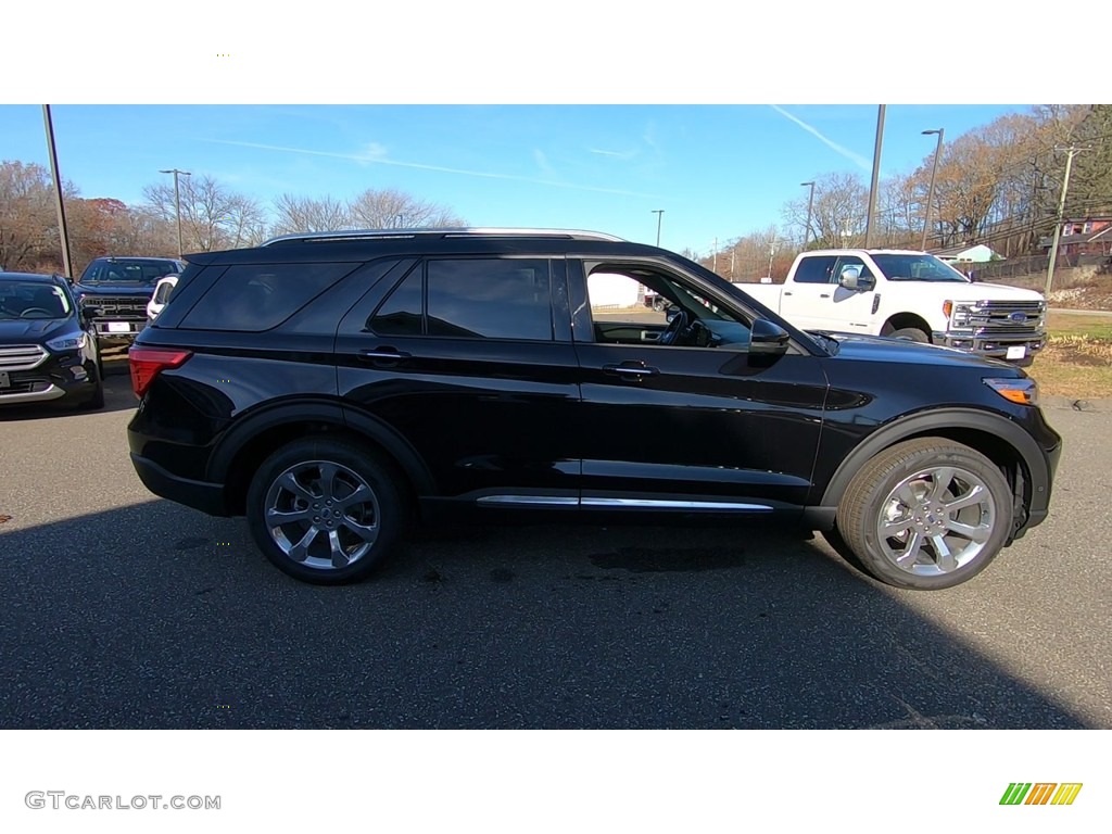 2020 Explorer Platinum 4WD - Agate Black Metallic / Ebony photo #8