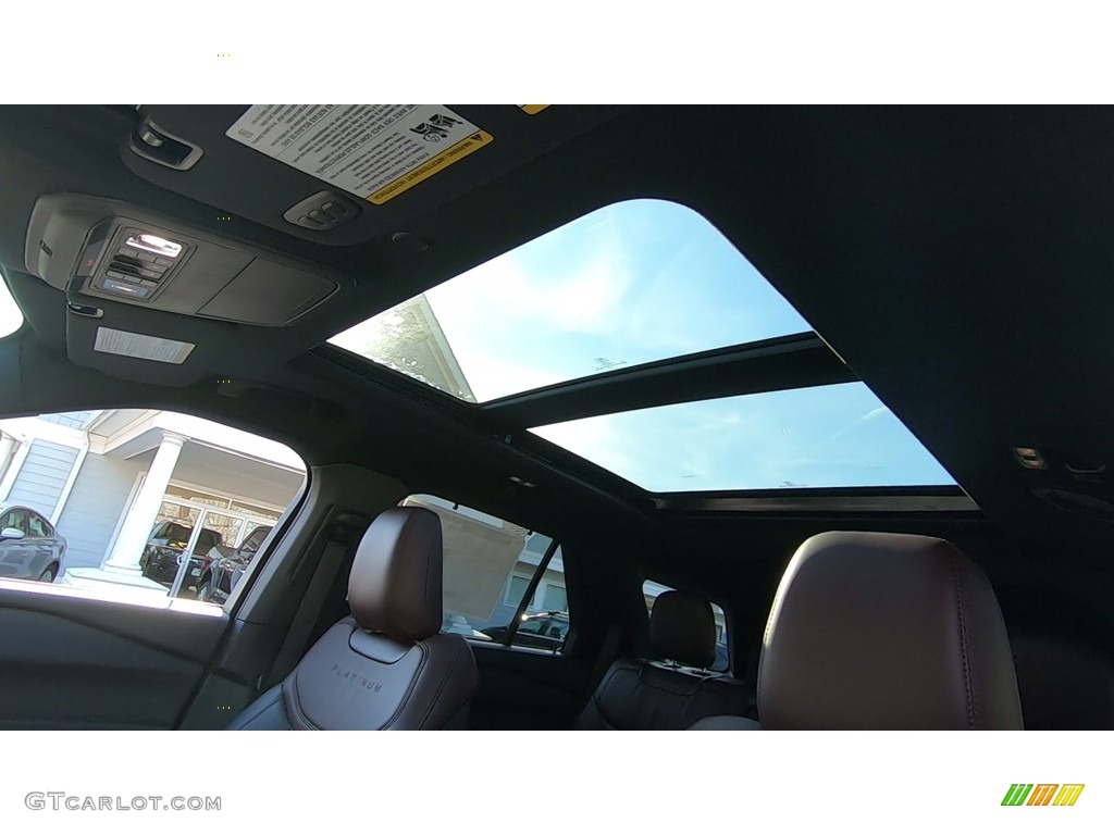 2020 Explorer Platinum 4WD - Agate Black Metallic / Ebony photo #17
