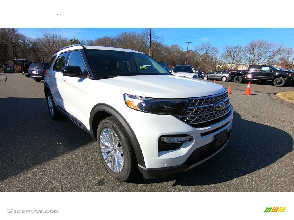 2020 Explorer Limited - Oxford White / Sandstone photo #1