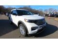 2020 Oxford White Ford Explorer Limited  photo #1