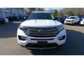 2020 Oxford White Ford Explorer Limited  photo #2