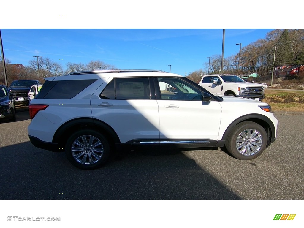 2020 Explorer Limited - Oxford White / Sandstone photo #8