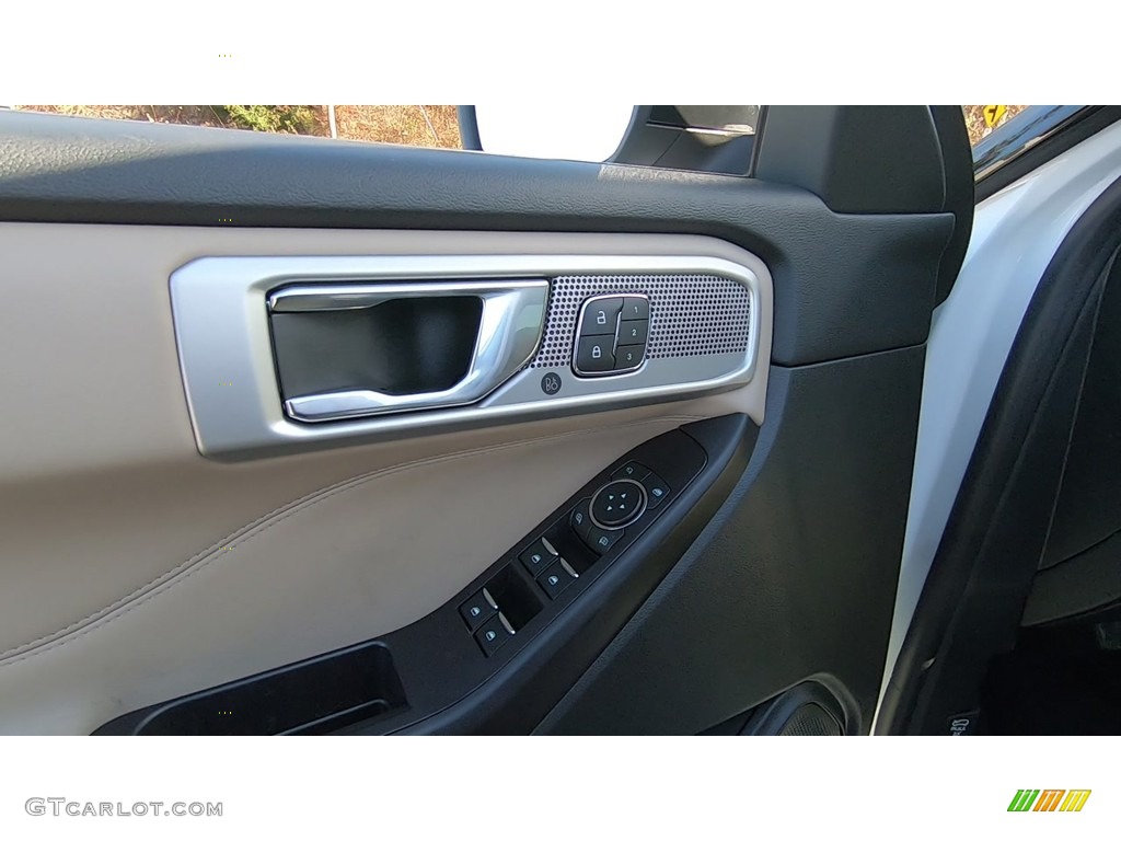 2020 Explorer Limited - Oxford White / Sandstone photo #12
