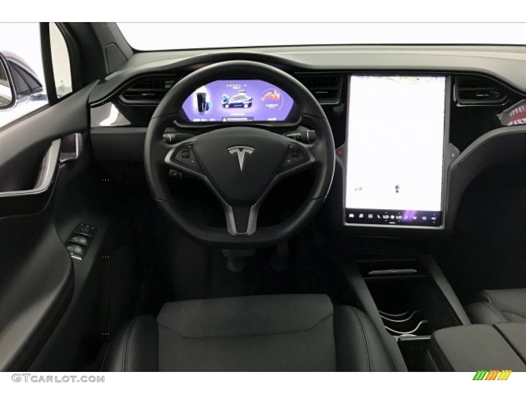 2018 Tesla Model X 75D Black Dashboard Photo #136193532