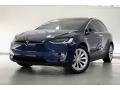 Deep Blue Metallic 2018 Tesla Model X 75D Exterior