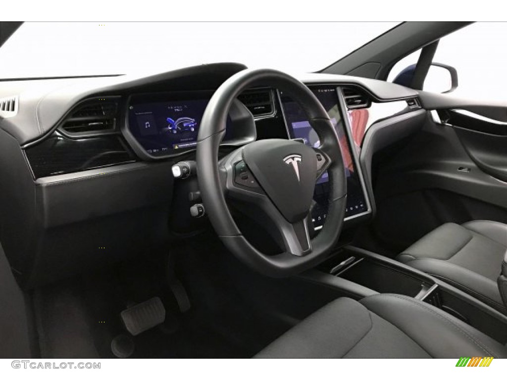2018 Tesla Model X 75D Black Dashboard Photo #136193910