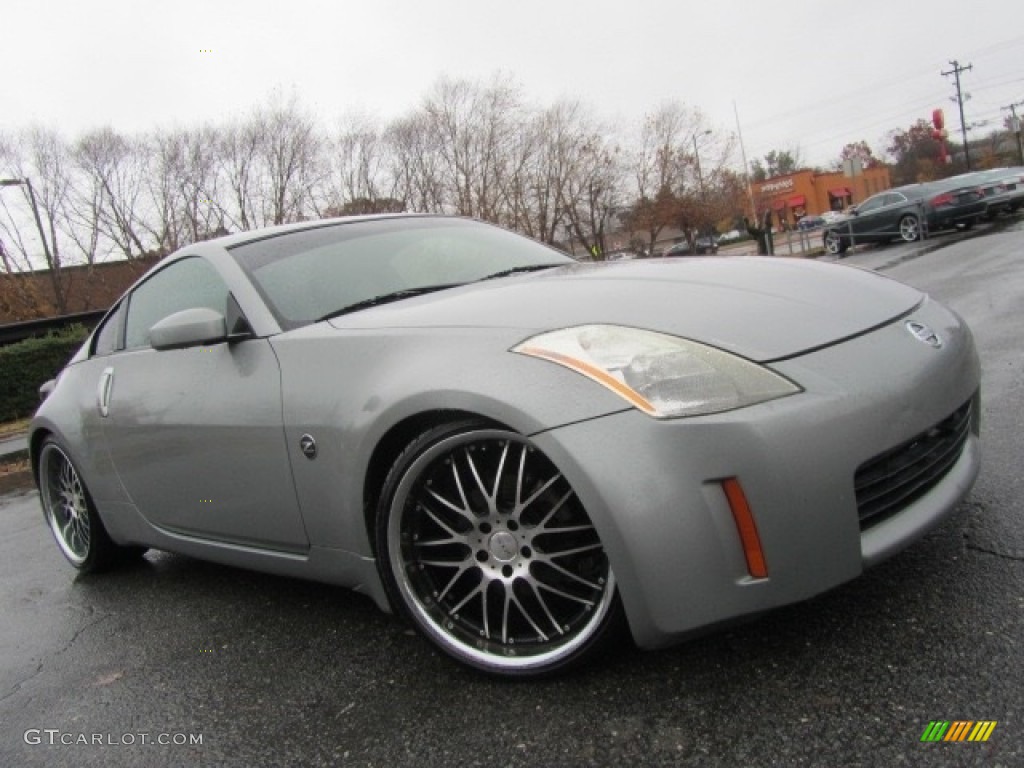 2004 350Z Touring Coupe - Silverstone Metallic / Charcoal photo #2