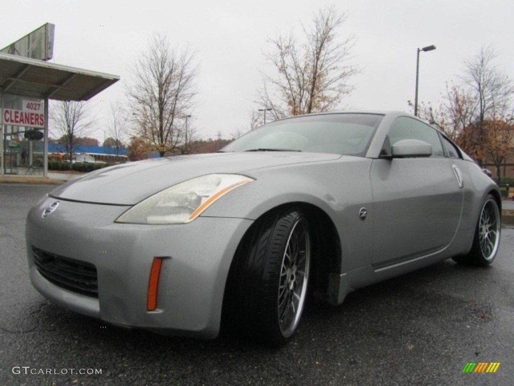 2004 350Z Touring Coupe - Silverstone Metallic / Charcoal photo #6