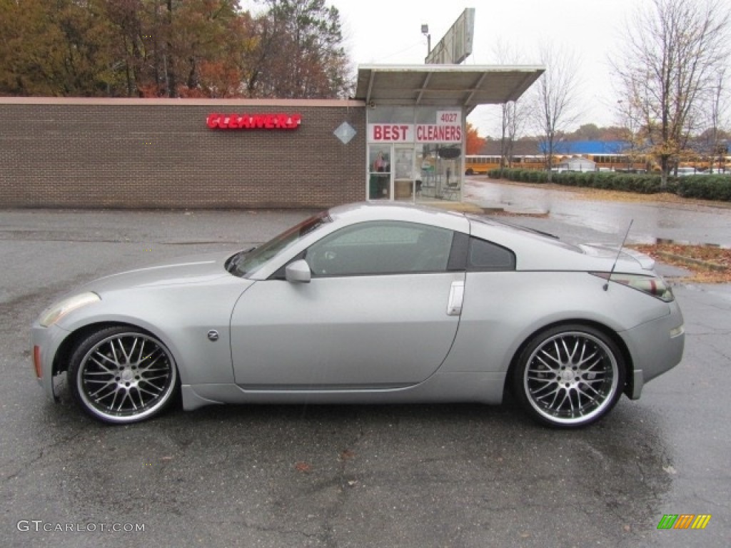 2004 350Z Touring Coupe - Silverstone Metallic / Charcoal photo #7