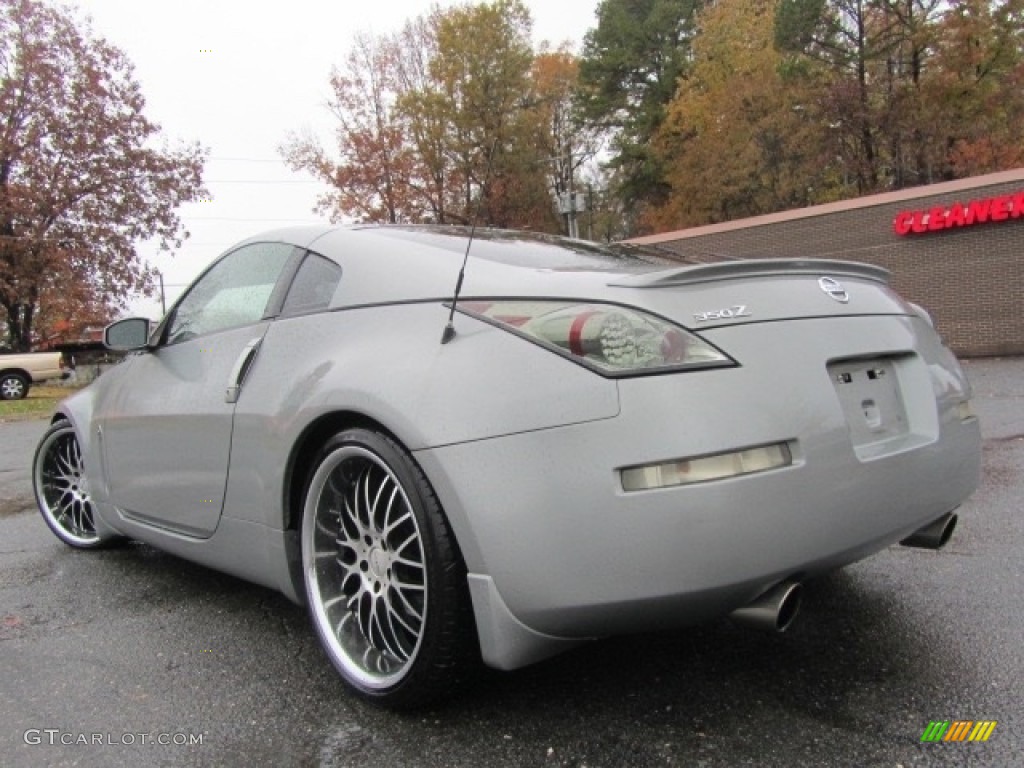 2004 350Z Touring Coupe - Silverstone Metallic / Charcoal photo #8