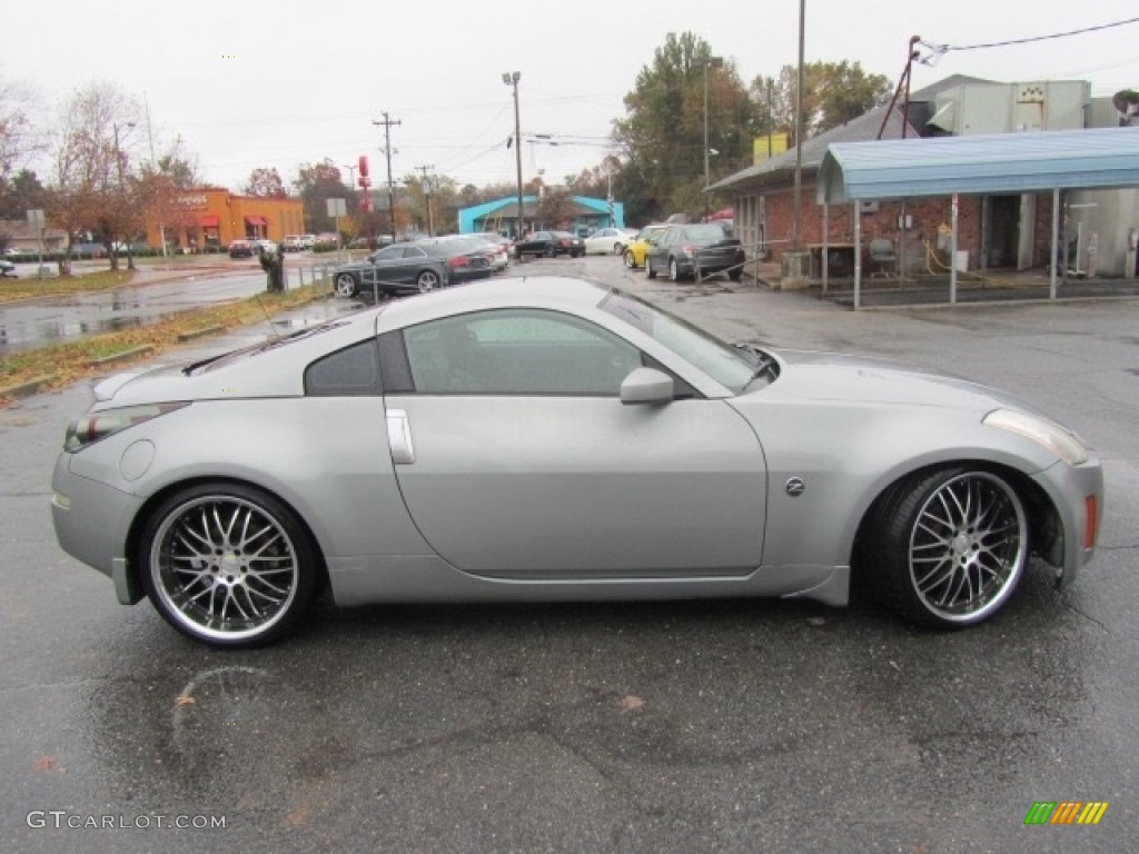 2004 350Z Touring Coupe - Silverstone Metallic / Charcoal photo #11
