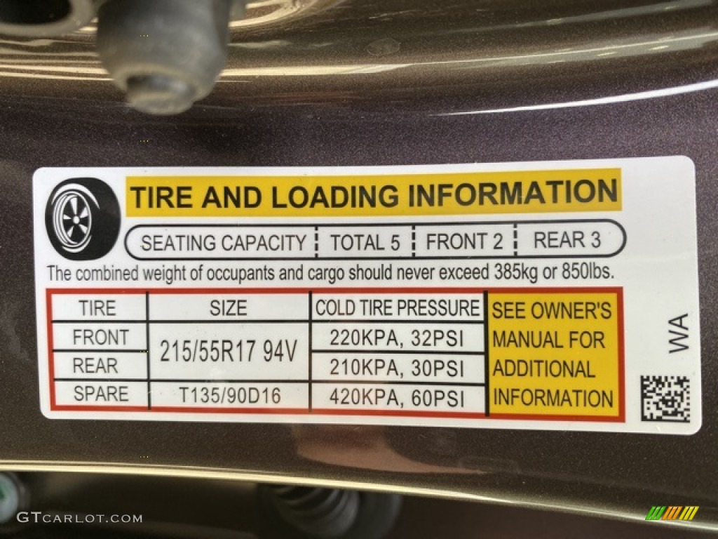 2020 Honda HR-V EX AWD Info Tag Photo #136194822