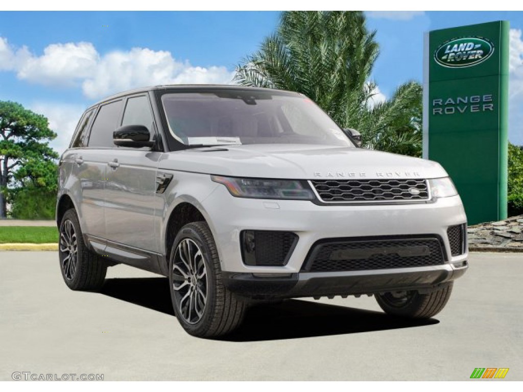 2020 Range Rover Sport HSE - Indus Silver Metallic / Almond/Espresso photo #2