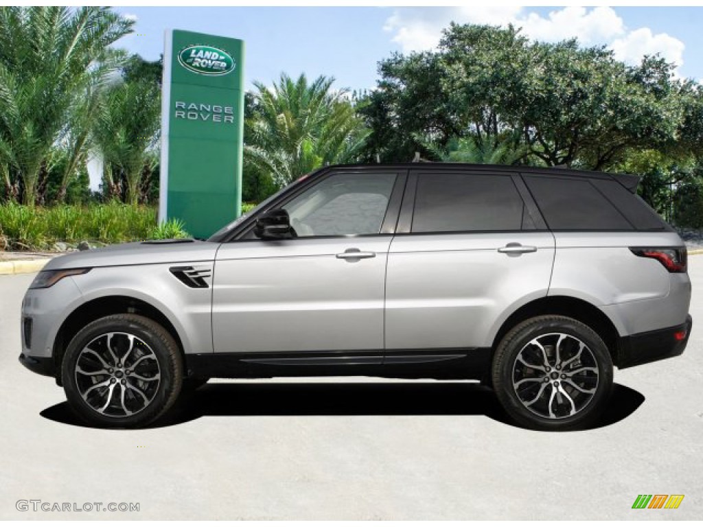2020 Range Rover Sport HSE - Indus Silver Metallic / Almond/Espresso photo #3