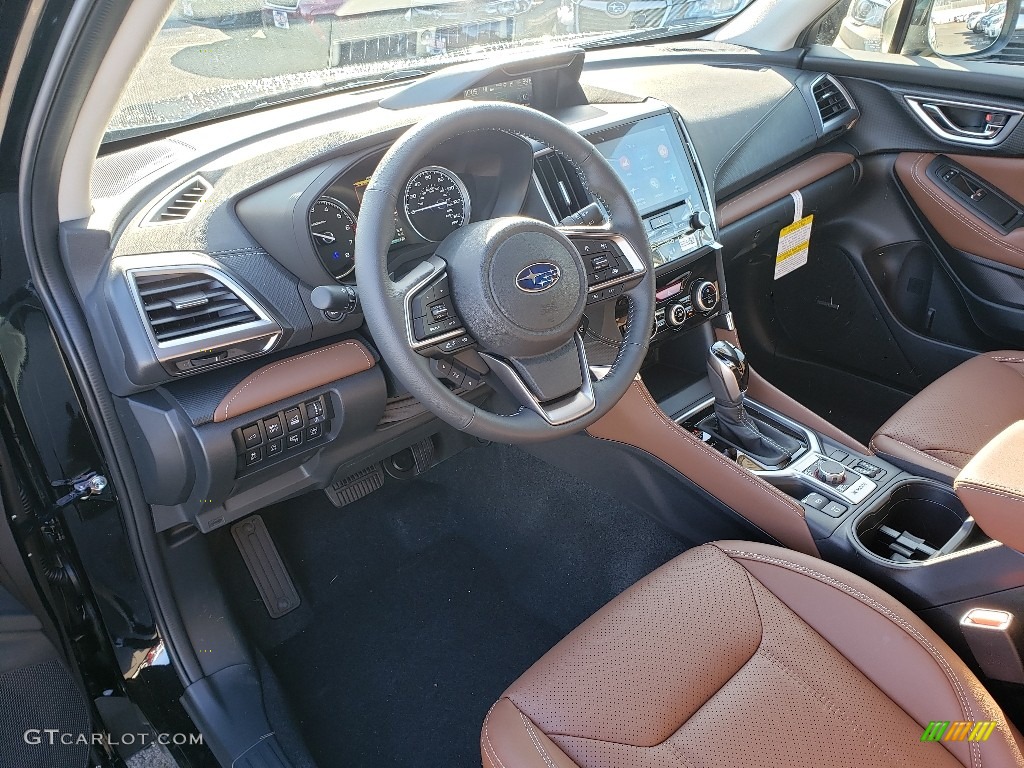 Saddle Brown Interior 2020 Subaru Forester 2.5i Touring Photo #136198451