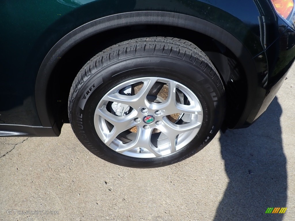 2019 Stelvio AWD - Verde Visconti (Green) Metallic / Chocolate photo #2