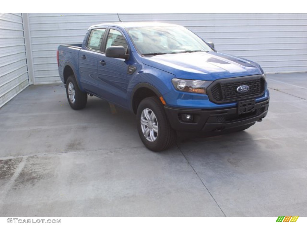 2019 Ranger STX SuperCrew - Lightning Blue Metallic / Ebony photo #2