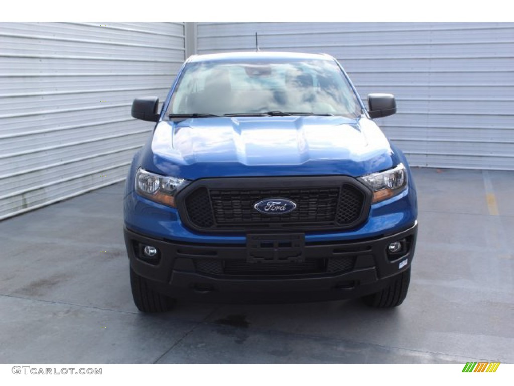 2019 Ranger STX SuperCab - Lightning Blue Metallic / Ebony photo #3