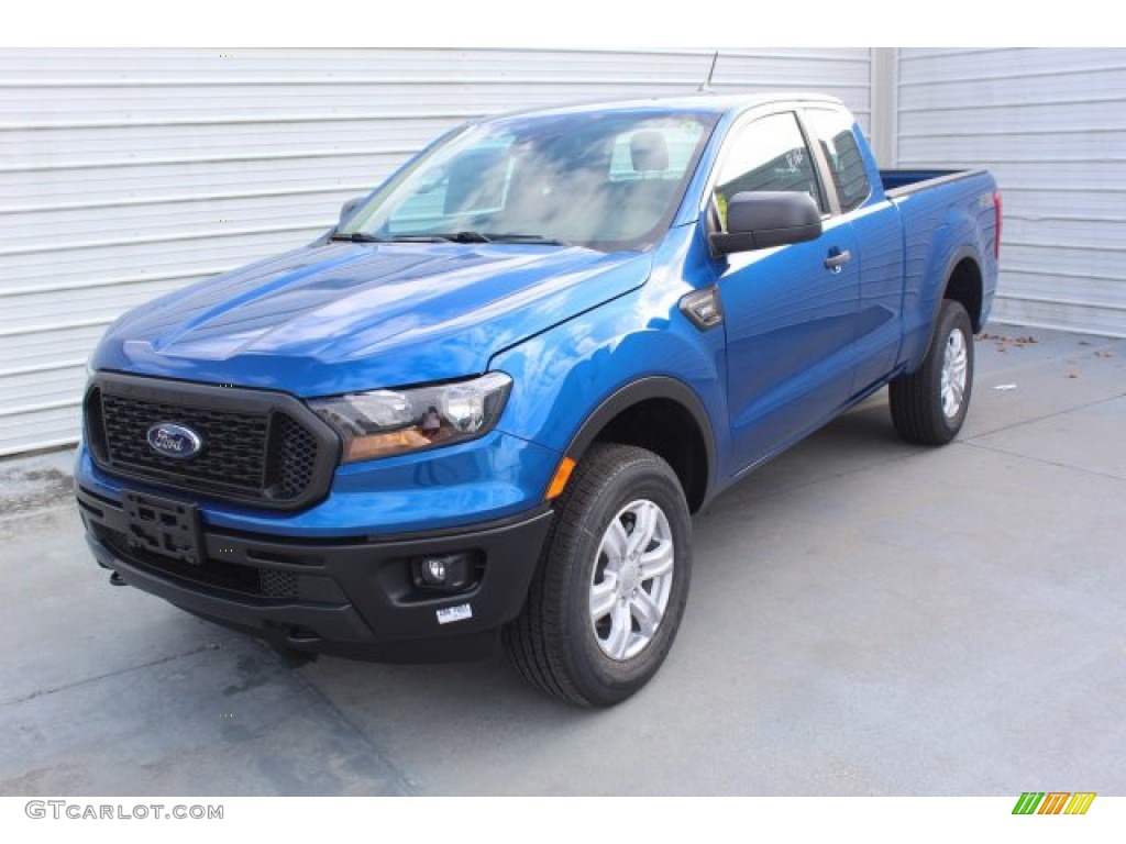2019 Ranger STX SuperCab - Lightning Blue Metallic / Ebony photo #4