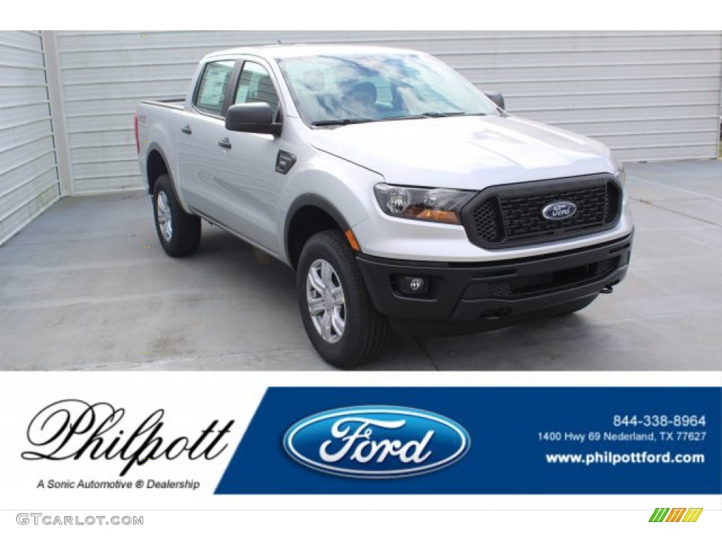 2019 Ranger STX SuperCrew - Ingot Silver Metallic / Ebony photo #1