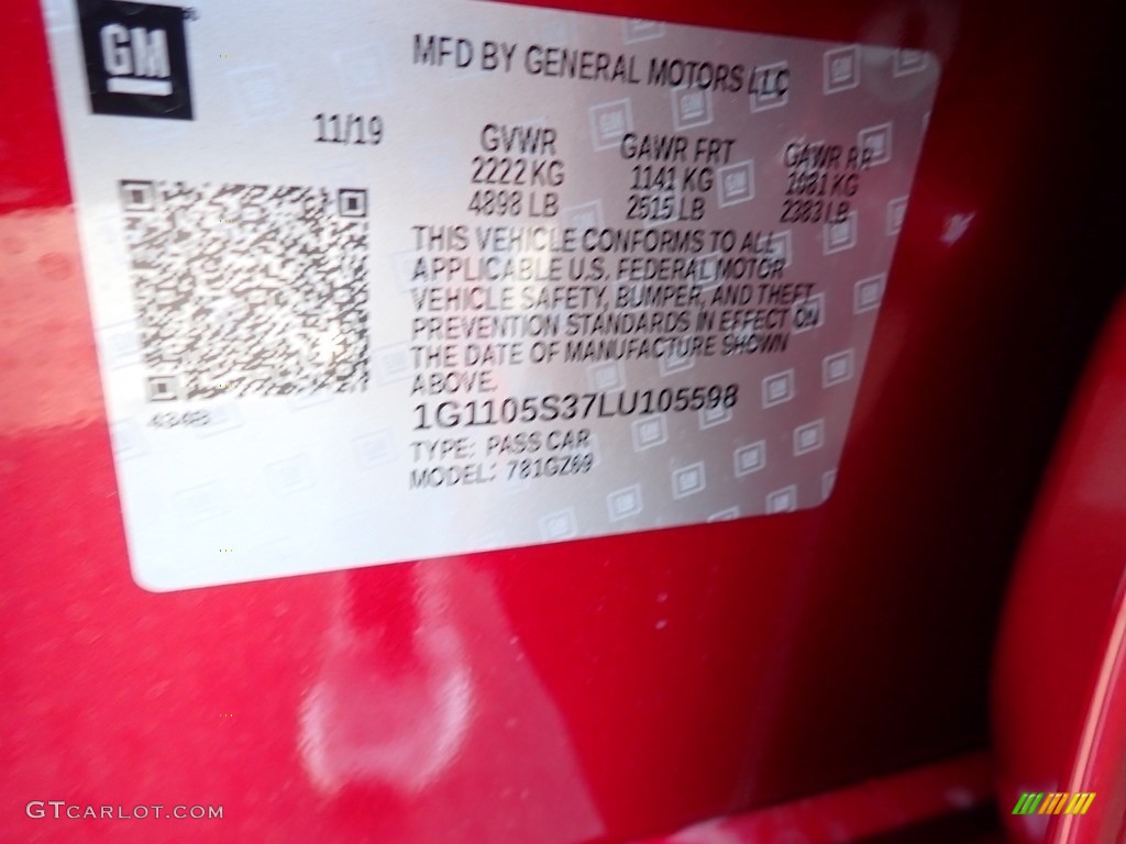 2020 Impala Premier - Cajun Red Tintcoat / Jet Black photo #16