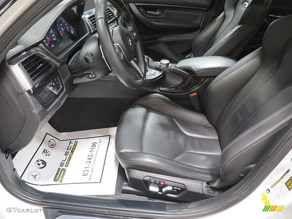 2017 M3 Sedan - Mineral White Metallic / Black photo #14