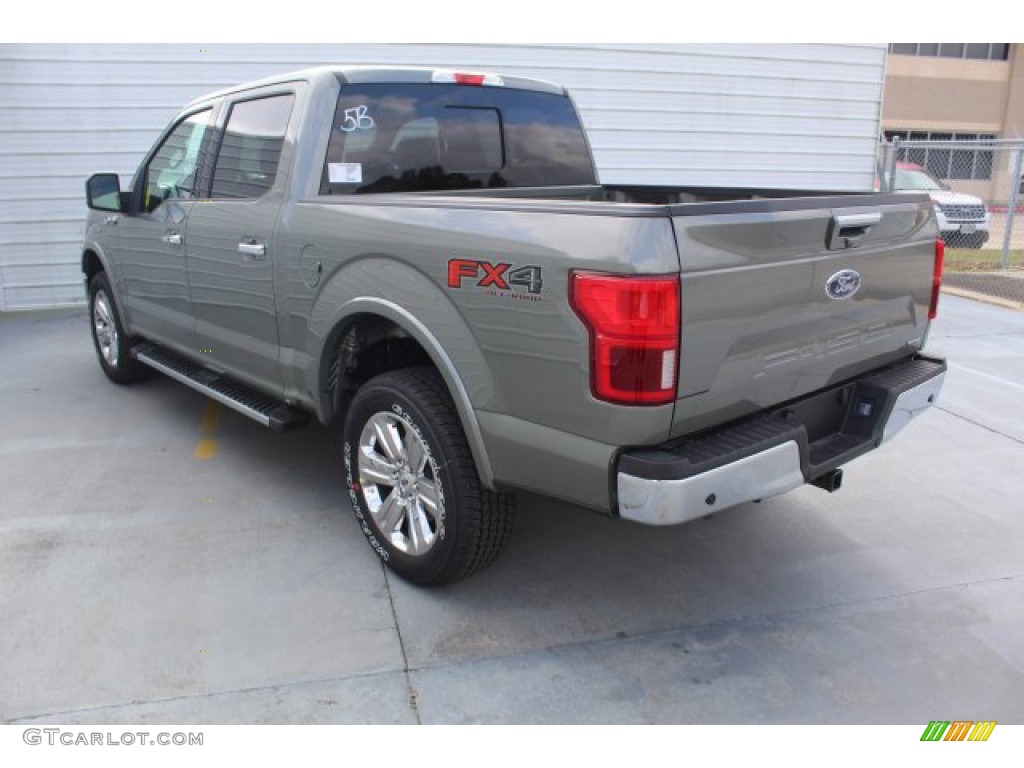 2019 F150 Lariat SuperCrew 4x4 - Silver Spruce / Black photo #17