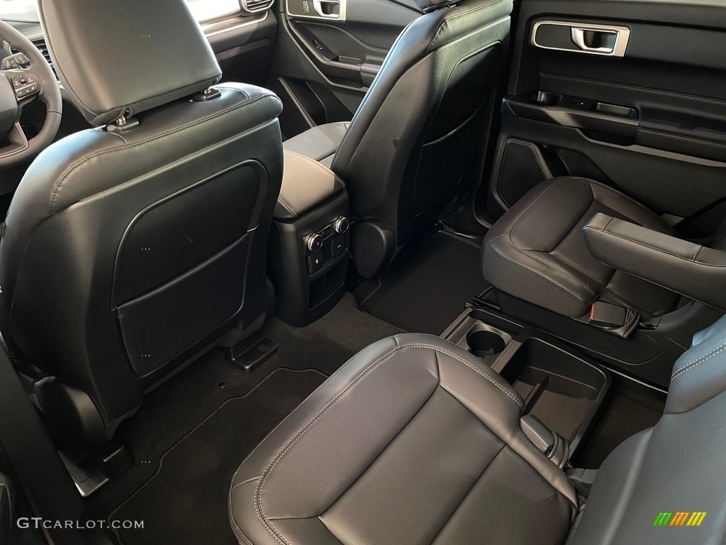 Ebony Interior 2020 Ford Explorer XLT 4WD Photo #136204090