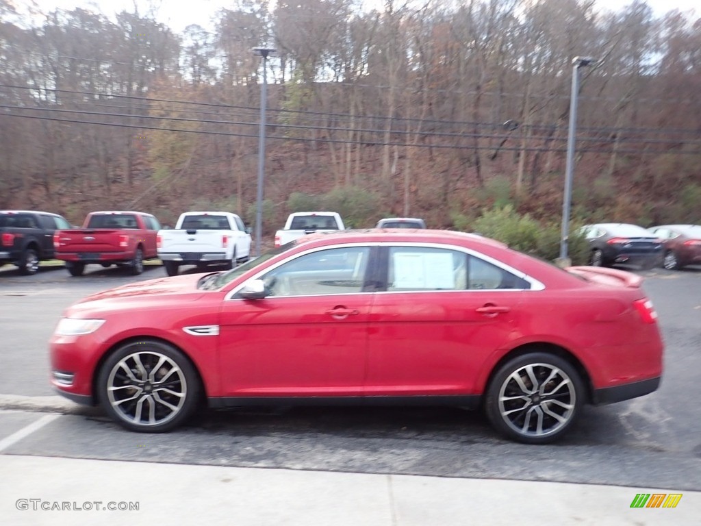 2019 Taurus Limited AWD - Ruby Red / Dune photo #5