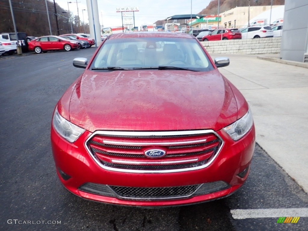 2019 Taurus Limited AWD - Ruby Red / Dune photo #7