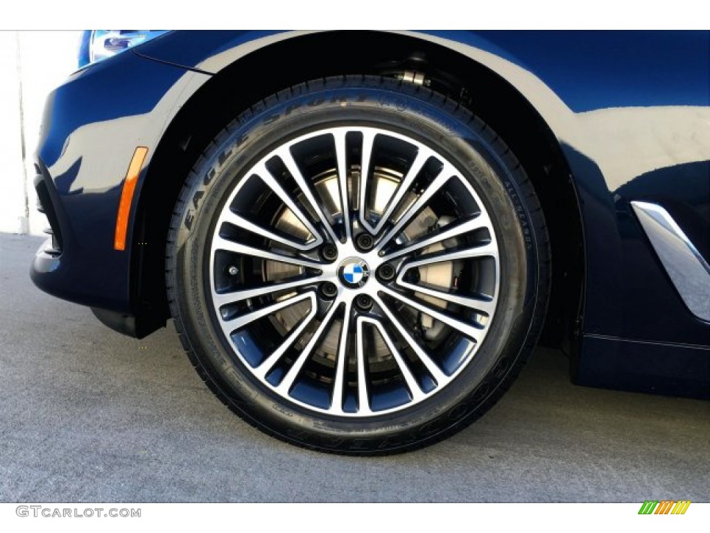 2019 5 Series 530i Sedan - Imperial Blue Metallic / Black photo #9