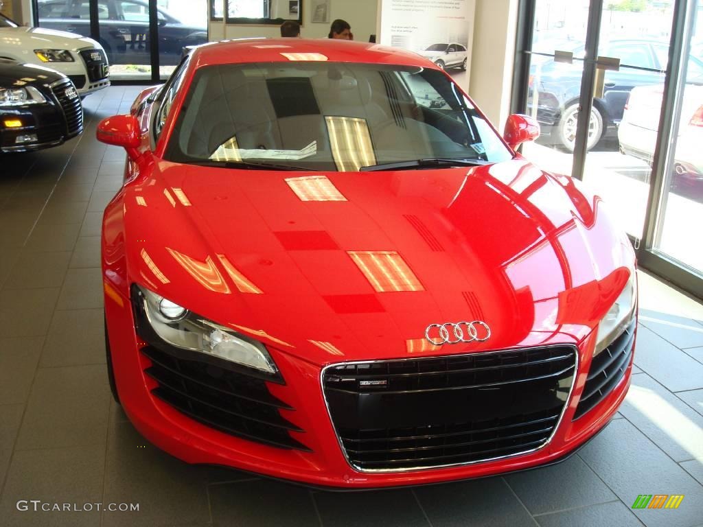 2009 R8 4.2 FSI quattro - Brilliant Red / Black Alcantara/Leather photo #3