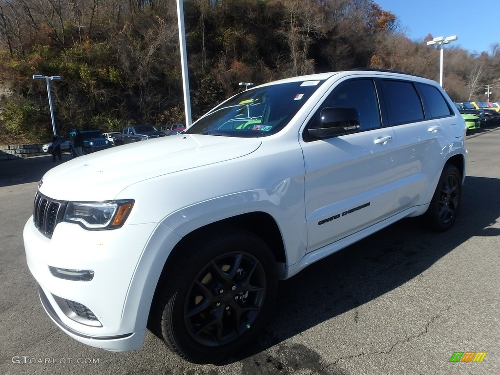 2020 Grand Cherokee Limited 4x4 - Bright White / Black photo #1