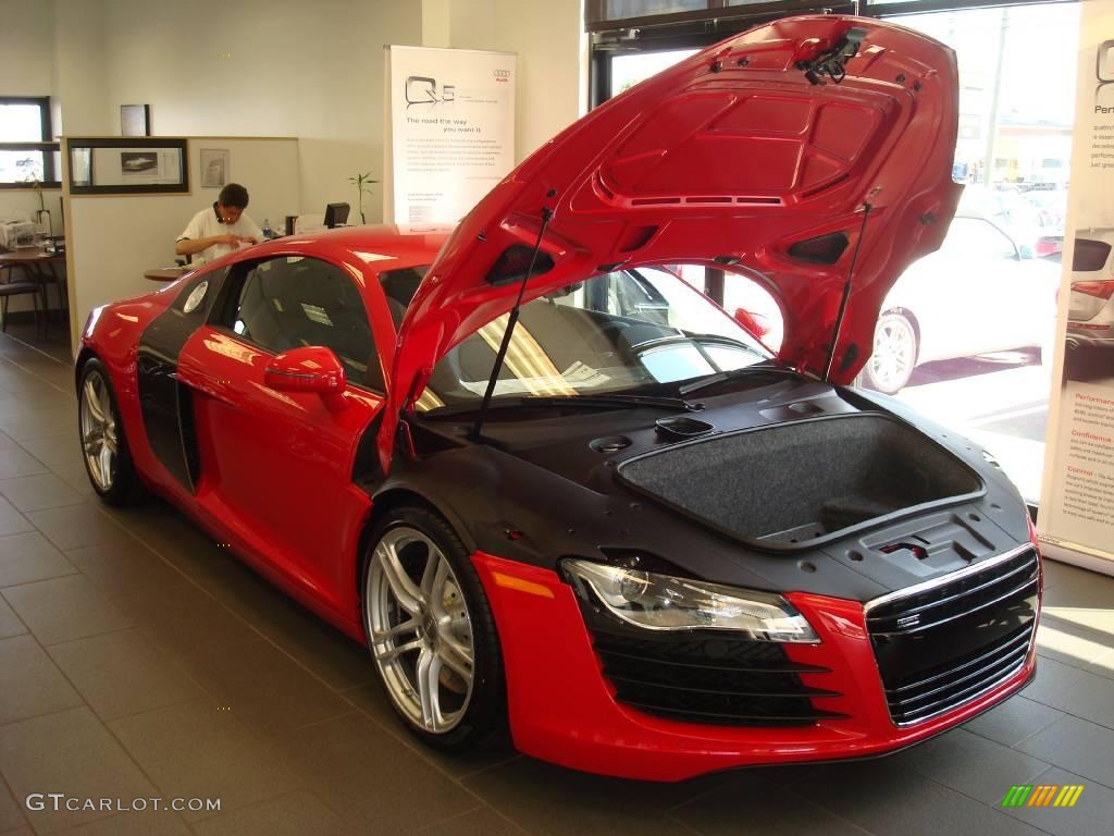 2009 R8 4.2 FSI quattro - Brilliant Red / Black Alcantara/Leather photo #22