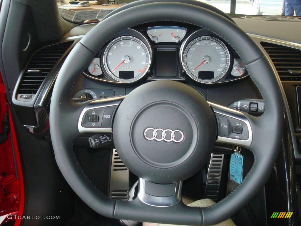 2009 R8 4.2 FSI quattro - Brilliant Red / Black Alcantara/Leather photo #30