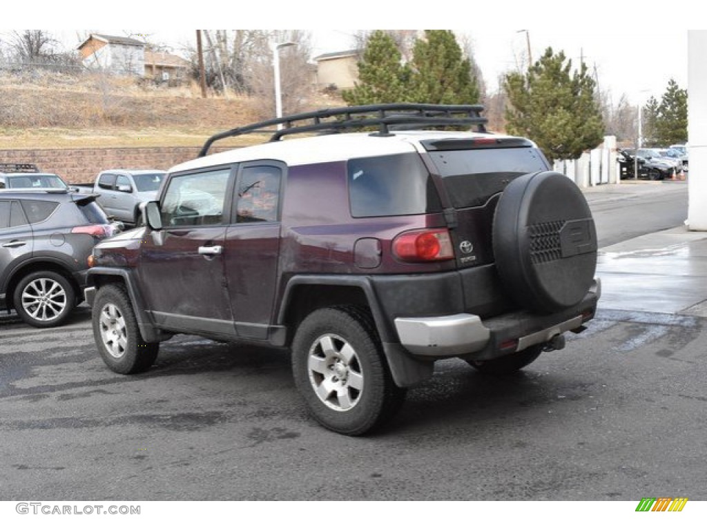 2007 FJ Cruiser 4WD - Black Cherry Pearl / Dark Charcoal photo #4