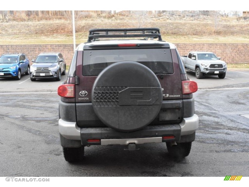 2007 FJ Cruiser 4WD - Black Cherry Pearl / Dark Charcoal photo #5