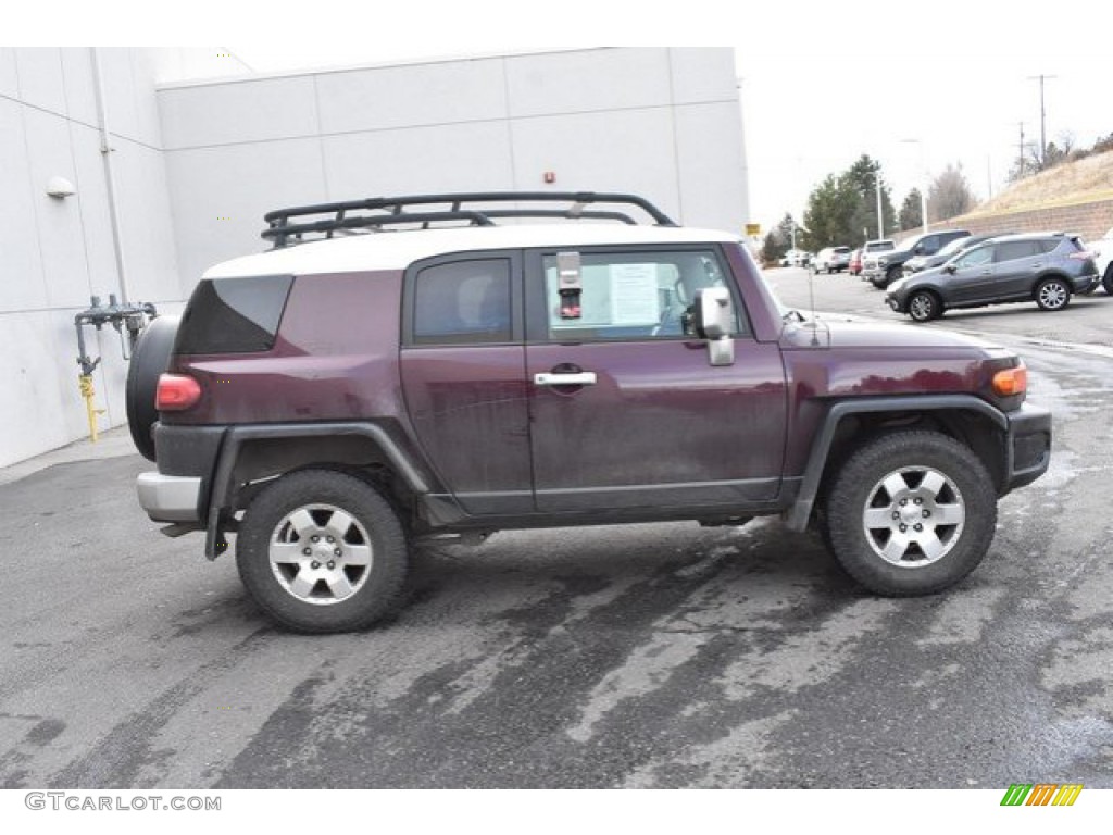 2007 FJ Cruiser 4WD - Black Cherry Pearl / Dark Charcoal photo #7